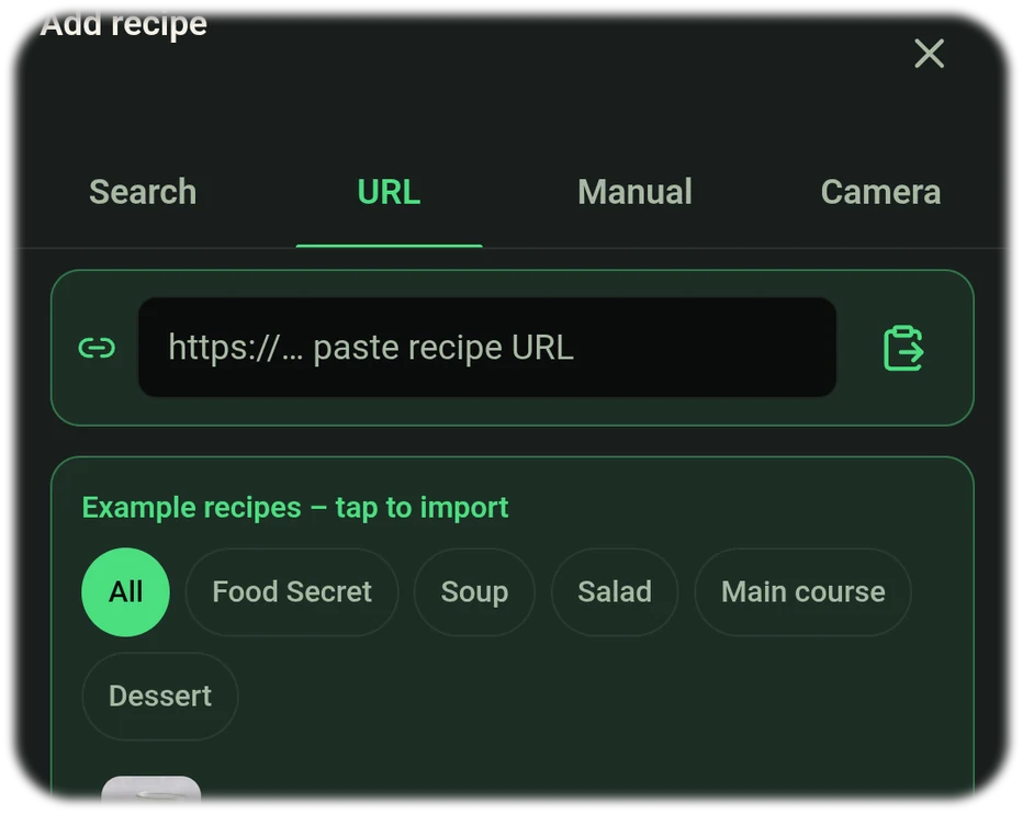 Import a ginger-turmeric shot with 1 click – deep-link example