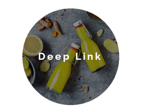 Ingwer-Kurkuma-Shot mit 1-Klick importieren – Deep-Link Beispiel