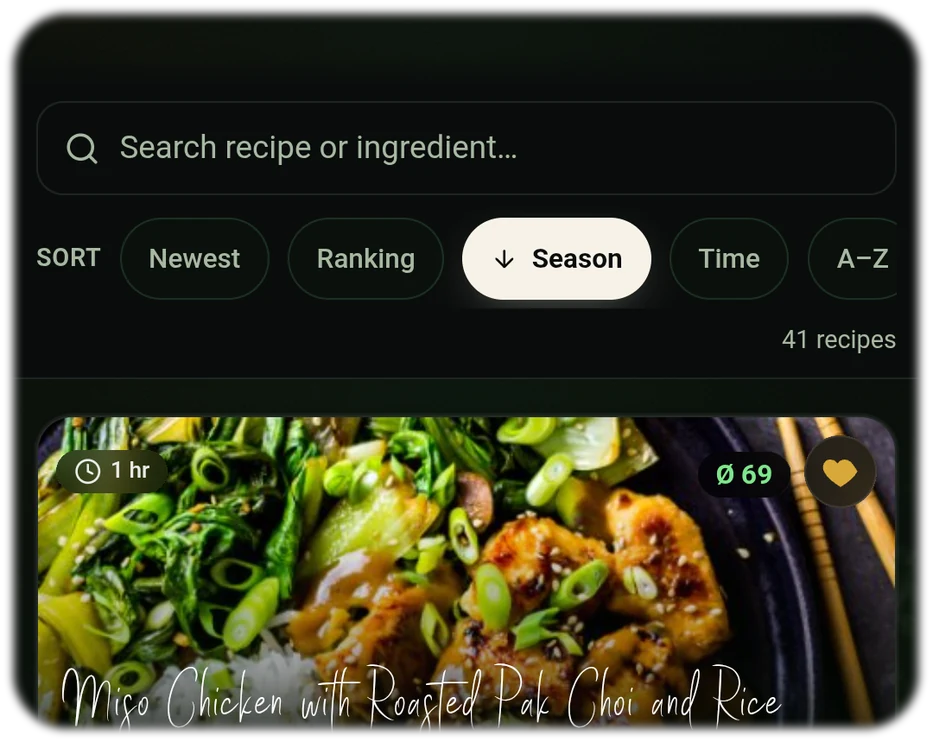 Seasonal & regional recipes – cook environmentally friendly