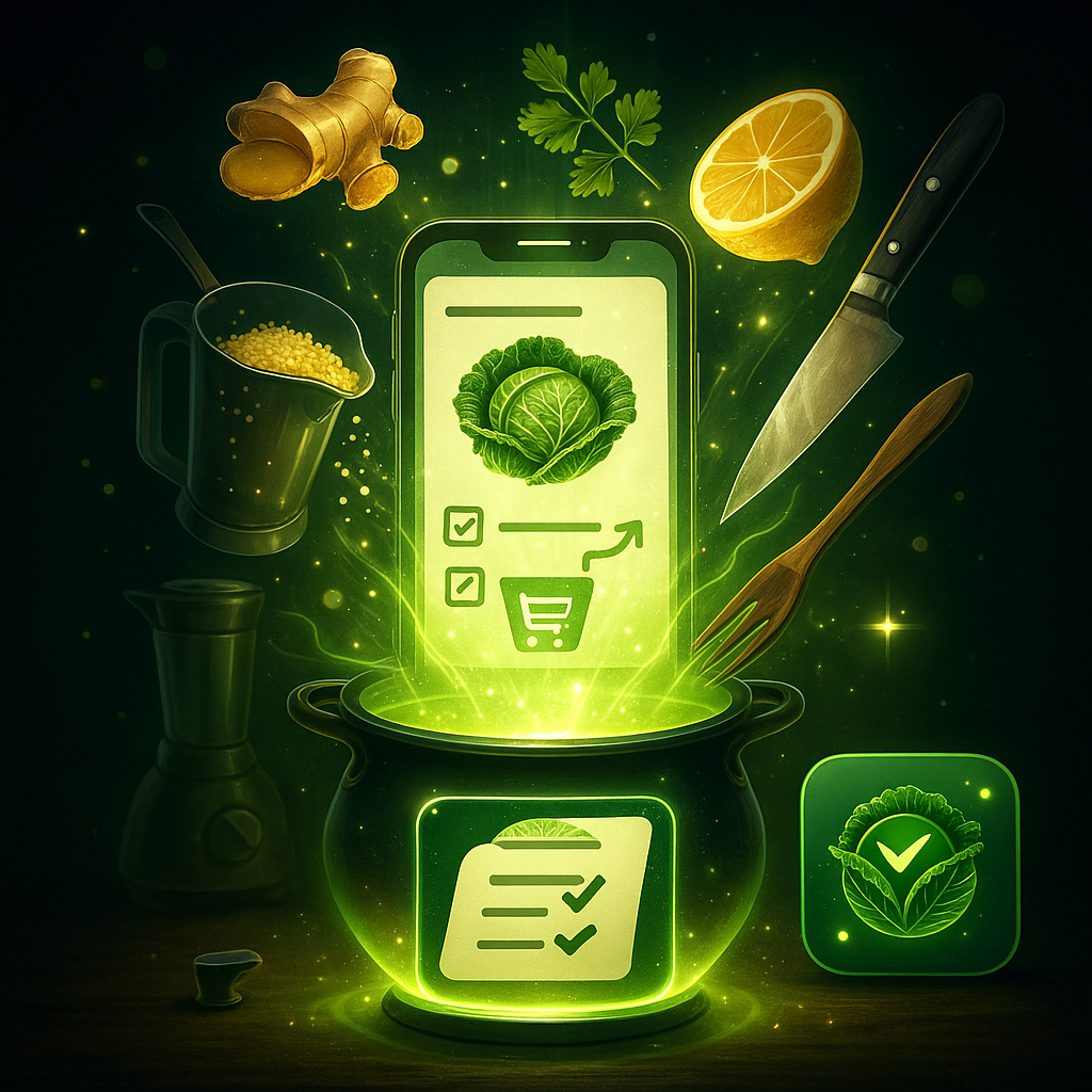 Rezepte importieren, analysieren und automatisch in Einkaufslisten umwandeln – Food Secrets App