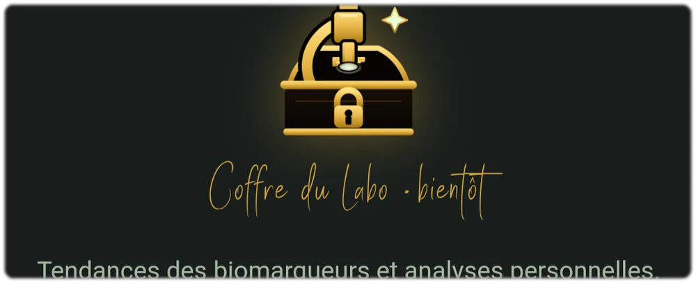 Le coffre de laboratoire de l application pour vos analyses et les tendances des biomarqueurs, annonce pour la version 8