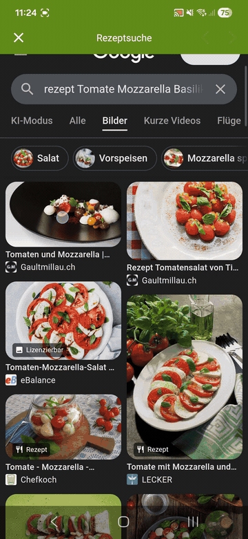 AI recipe import demo — import a recipe by URL