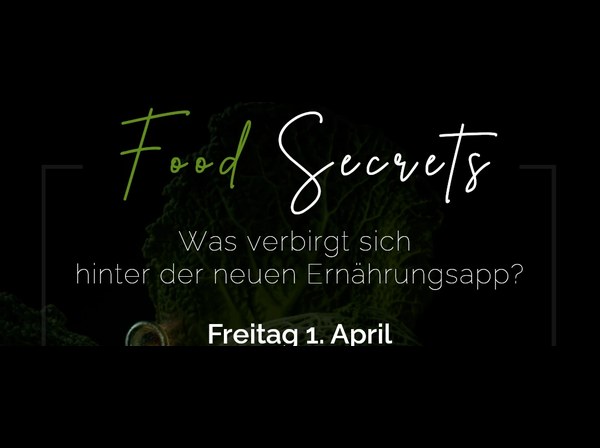 Food Secrets Ernährungs-App — erste öffentliche Vorstellung im Crazy Cup Cake in Luzern, 1. April 2022